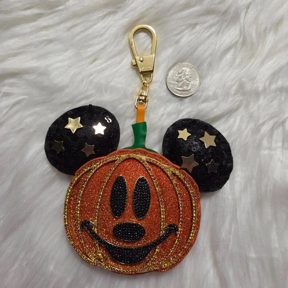 Disney x BaubleBar Pumpkin Mickey Mouse Keychain